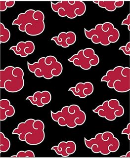 Great Eastern Entertainment Naruto Shippuden Akatsuki Throw Blanket, Cotton, Multi-Colour