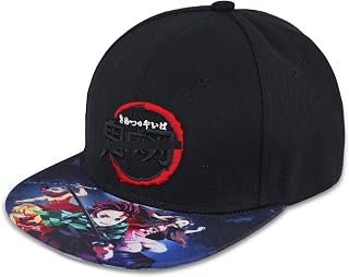 Anime Demon Slayer Main Character Adjustable Embroidery Baseball Cap Printed Cotton Dad Hat