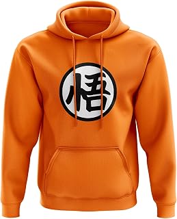 Goku Pullover Hoodie | Dragon Ball Anime Fan Sweatshirt | Japanese Manga Warrior Gift Top | Unisex Adults & Teens