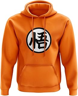 Goku Pullover Hoodie | Dragon Ball Anime Fan Sweatshirt | Japanese Manga Warrior Gift Top | Unisex Adults & Teens