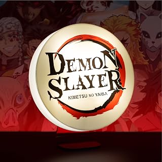 Demon Slayer Logo Light - Officially Licensed Merchandise, Free Standing or Wall Mount Kimetsu No Yaiba Desk Light for Gaming Room, Gift for Anime Lovers | Paladone