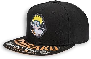 Naruto Ichiraku Ramen Shop Adults Snapback Cap Black