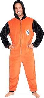 Mens Fleece Onesie with Hood, Comfy Loungewear - Anime Gifts for Him