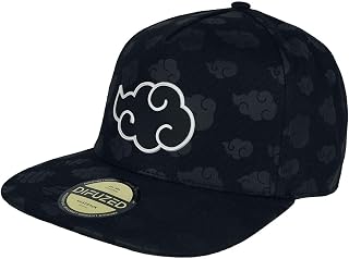 Difuzed Naruto Tonal Akatsuki Cloud Baseball Cap Size One Size Black, Black, One size