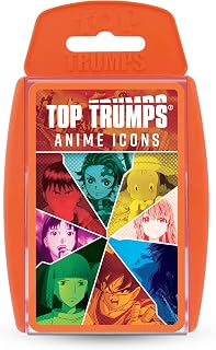 Top Trumps Anime Icons Specials Card Game, Play with 30 iconic characters from Son Goku, Rei Ayanami and Yugi Muto, educational gifts and toys for boys and girls Aged 8 plus