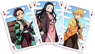 Demon Slayer: Kimetsu no Yaiba - 52 Spielkarten - Poker, Kartenspiel, Deck, Playing Cards
