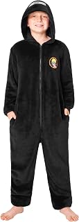 Naruto Onesies for Boys & Teens 7-15 Years, Fleece Jumpsuit PJs, Hooded Fleece Onesie Pyjamas, Anime Gifts for Boys