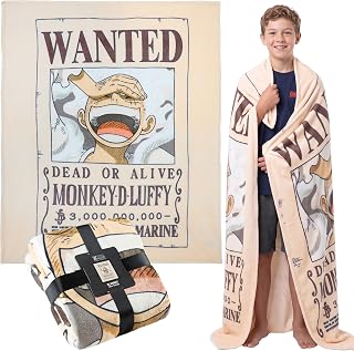 Get Trend One Piece Fleece Blanket 130x150cm, Super Soft Cosy Throw