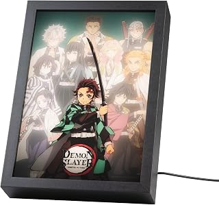 Grupo Erik Demon Slayer Mood Light Framed Prints - Manga Gifts, Merch