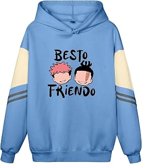 ACEFAST INC Itadori Yuji Best Friend Anime Hoodies Unisex Harajuku Graphic Hoodies Jjk Merch Anime Pullover Sweatshirt