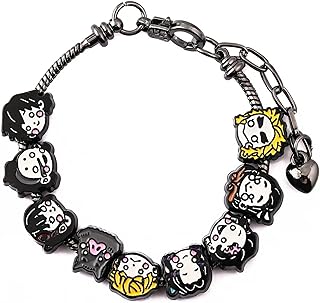 Demon Slayer Beads Bracelet, 9 Character Accessories Devil Killer Anime Bracelet, Cartoon DIY Bead Jewelry,Fans and Collectors Jewelry