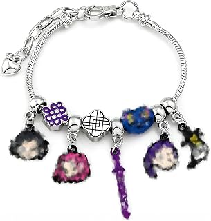Bracelets for Womens Girls, Anime Gifts Adjustable Japanese Style Popular Cartoon Jewellery for Anime Lovers Ladies Men Teenage Boys Bracelets Birthday Fans Cosplay Collectors Jewelry