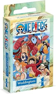 Waddingtons Number 1 One Piece Playing Card Game, Play with your favourite superheroes from Luffyâ€™s and Zoro, gift and toy
